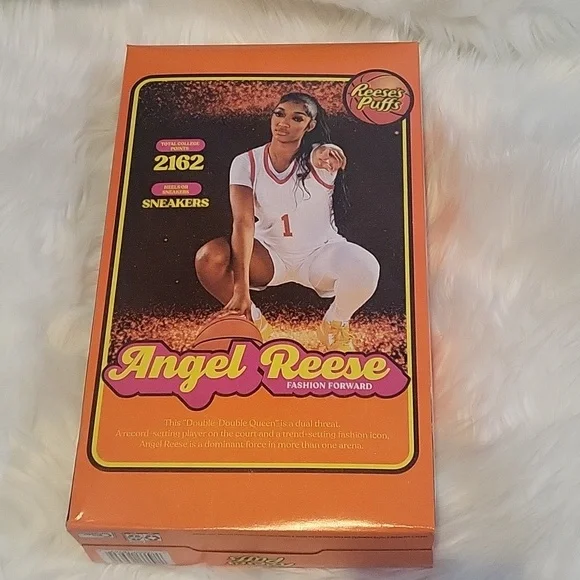 Angel Reese WNBA Reeses Puffs Cereal LIMITED EDITION. FAMILY SIZE CHICAGO SKY - Picture 3 of 6